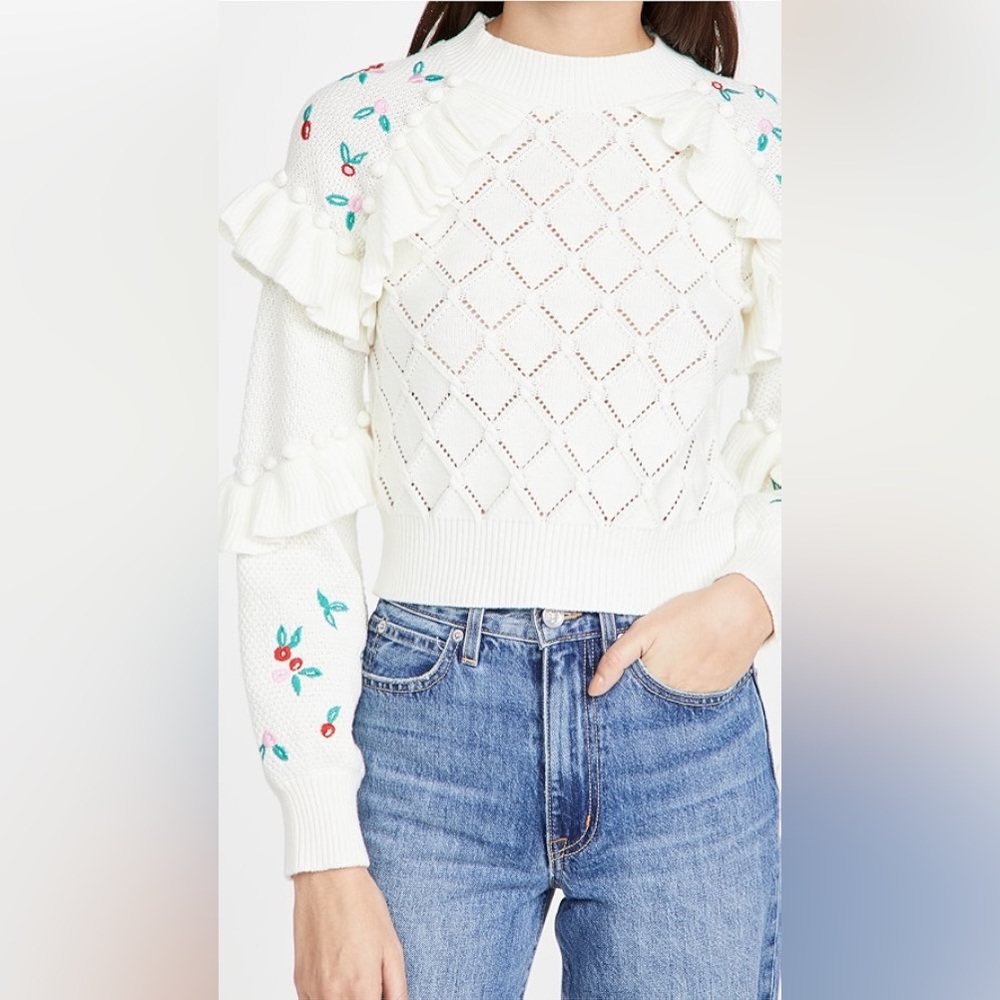 Glamorous Pointelle Sweater Shopbop